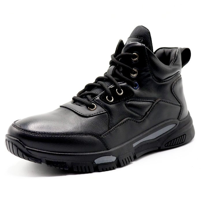 Ботинки для мальчика (Paliament) черный верх-искусственная кожа подкладка - байка  артикул tyg-A3098-2-1