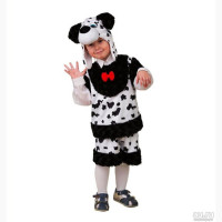 Костюм для мальчика Далматин Баксик (жилетка,шорты,маска) р.26/104-28/110 плюш арт.5317