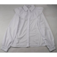 Блузка для девочки (Делорас) длинный рукав цвет белый арт.C64217