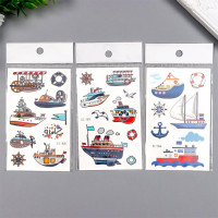 Татуировка на тело "Корабли" 12*7,5см арт.6302358