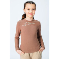Джемпер для девочки артикул 22350 (DELORAS) размер цвет коричневый