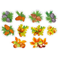 Украшение на скотче "Дары леса" арт.КМ-13871сф