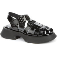 Сандалии для девочки (KEDDO) цвет черный верх-искусственная кожа подкладка-искусственная кожа артикул 537268/01-01