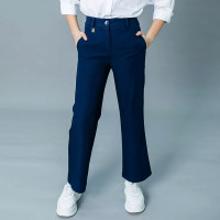 Брюки для девочки (Делорас) артикул K64080 размер 34/134-44/164 цвет синий