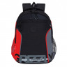 Рюкзак для мальчика (Grizzly) арт.RB-259-1/1 черный-красный-серый 27х40х16см