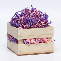 Наполнитель для коробок 100гр цв.розово-фиолетовый арт.4181856