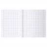 Тетрадь А5 клетка 48 листов скоба второй блок (BG) Синий цвет ассорти арт.Т5ск48 62687
