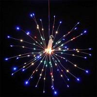 Гирлянда эл.д/дома нить 0,3м 160LED "Сфера" цв.мульти на батарейках арт.183-0227