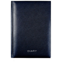 Ежедневник А5 недат. б/в Attomex "Orion" темно-синий, тиснен. фольгой, 136л арт.2034392