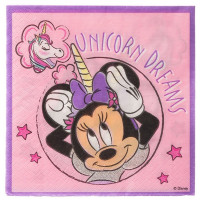 Салфетки "Минни Единорог" 20шт/наб. 33*33см арт.1502-4365