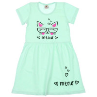 Платье (PATIKA) артикул 4019 размерный ряд 28/110-34/134 цвет ментол