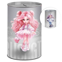 Копилка (Феникс) Фешн девочки 15,7х10х10 см металл арт.69374