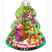 Магнит "Елочка. С Новым годом" арт.Mg2021-03