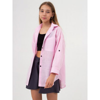 Рубашка для девочки KDR арт.7261 размер 32/128-40/152 цвет розовый