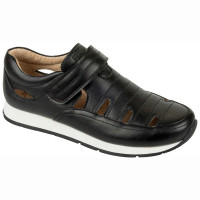 Полуботинки для мальчика (Mursu) черный верх-искусственная кожа подкладка-натуральная кожа размерный ряд 31-36 артикул  2217401055