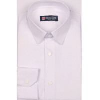 Сорочка детская длинный рукав размерный ряд 29/116-122-36/158-164  цвет белый Brostem арт.4LBD14+1d на металлических кнопках