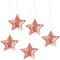 Гирлянда-подвеска "Праздничная атмосфера" 19см 5шт/наб. шампань арт.219-131