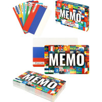 Игра настольная карточная (РК) Мемо Флаги мира арт.ИН-6525