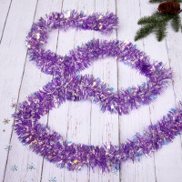 Мишура 5*200см "Фантазия" сиреневый арт.215-396