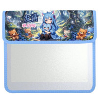 Папка школьная для тетрадей А5 на липучке (Оникс) Аниме Малышка арт ПТ-45