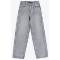 Брюки для мальчика DELORAS артикул 55477 размер 34/134-44/164 цвет темно-серый