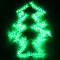 Гирлянда электрическая планшет уличная Елочка