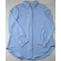 Блузка для девочки (Делорас) длинный рукав цвет голубой арт.63853С размерный ряд 36/140-46/170