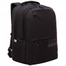 Рюкзак для мальчиков (Grizzly) арт.RU-437-2/1 черный-красный 29х43х15 см