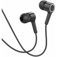 Наушники вакуумные проводные HOCO M104 цв.черный