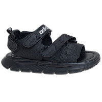 Сандалии для мальчика (Сказка) черный верх- текстиль подкладка-натуральная кожа размерный ряд 32-37 арт.R100681717BK