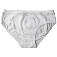 Трусы для девочки арт.5397/5 размер 36/146-152 100% х/б цвет белый