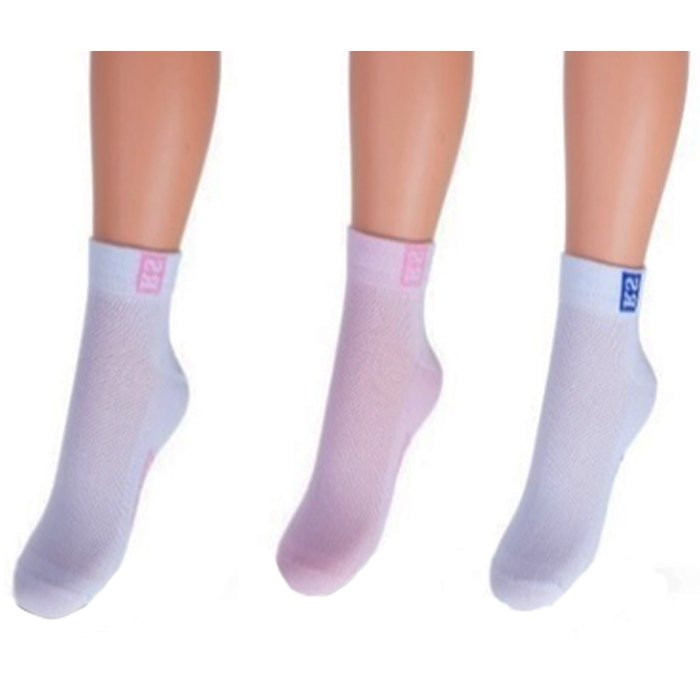 яяяНоски детские арт.Д-36 Д размер 22-24 Хлопок 80% Полиамид 20% цвет ассорти для девочки (Русокс)