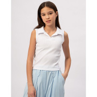 Топ для девочки арт.DB 0027 размерный ряд 34/134- 42/164 цвет белый