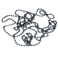 Украшение декоративное "Бусы" 270см шарик цв.графит в тубе арт.556-231