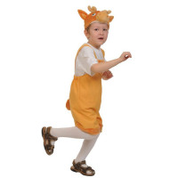 Костюм для мальчика Олененок (полукомбинезон,маска) р.32/122 ткань-плюш арт.2030