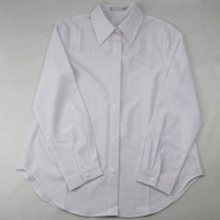 Блузка для девочки (Делорас) длинный рукав цвет белый арт.C64236