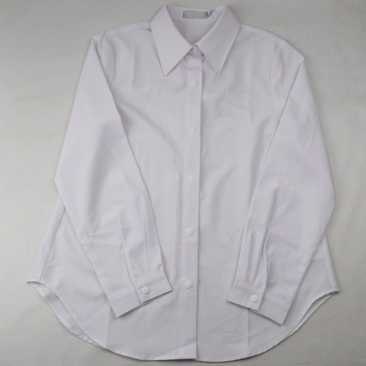 Блузка для девочки (Делорас) длинный рукав цвет белый арт.C64236