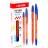 Ручка шариковая непрозрачный корпус (deVENTE) сине-оранжевый корпус синий игла 0,7мм арт.5073328