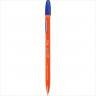 Ручка шариковая непрозрачный корпус (deVENTE) сине-оранжевый корпус синий игла 0,7мм арт.5073328