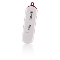 Флеш диск 64GB USB 2.0 Silicon Power Luxmini 320, белый