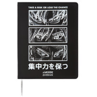 Дневник школьный гибкая обложка кожзам (deVENTE) Fearless шелкография, отстрочка, ляссе арт.2222515