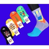 Носки детские арт.B2271-2 размер 22-24 хлопок 80% полиамид 15% лайкра 5% цвет в ассортименте для мальчика (Ангел)