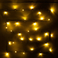 Гирлянда эл.д/дома точечная 7,5м 80LED цв.т.белый (зел.провод) 8реж. арт.725-0566