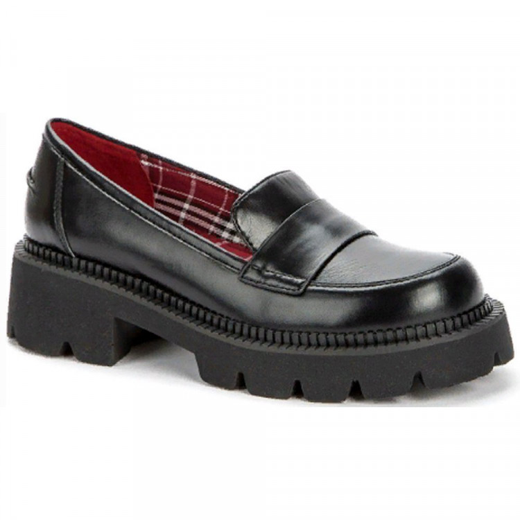 Туфли для девочки (BETSY) черные верх-искусственная кожа лак подкладка-текстиль размерный ряд 34-37 арт.928301/08-03
