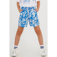 Шорты для девочки артикул DМB 2997 размерный ряд 34/134-44/164 цвет василек