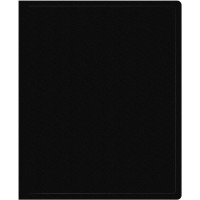 Папка на 2-х кольцах А4 30мм D-20мм пластик 0,5мм черная Silwerhof Eco арт.2062976