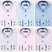 Сорочка детская  длинный рукав размерный ряд 29/116-122-36/158-164  цвет голубой Brostem арт.ZHX004d