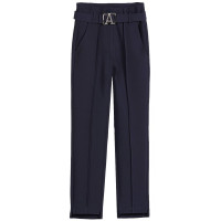 Брюки для девочки (Делорас) артикул K63548 размер 34/134-46/170 цвет синий