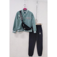 Костюм спортивный для девочки (MULTIBREND) арт.dux-1083-4 размер 32/128-46/170 трикотажный цвет мятный