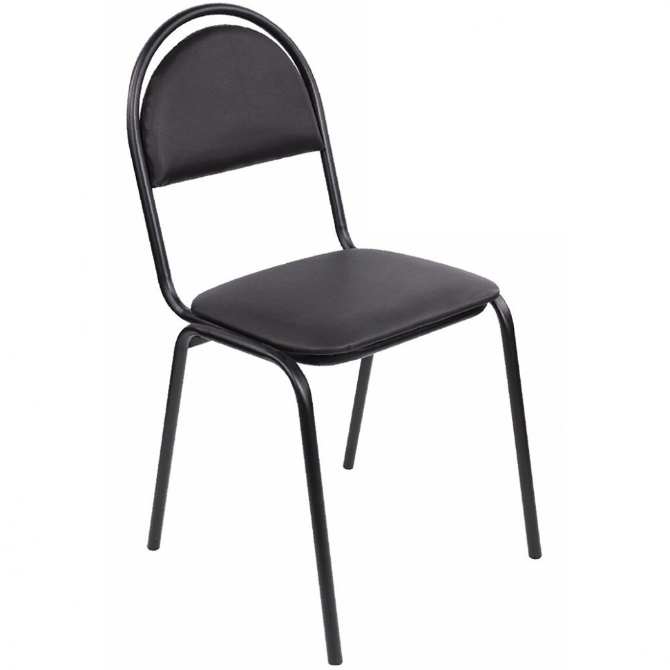 Офисный стул см 8 v4 к з черный каркас черный